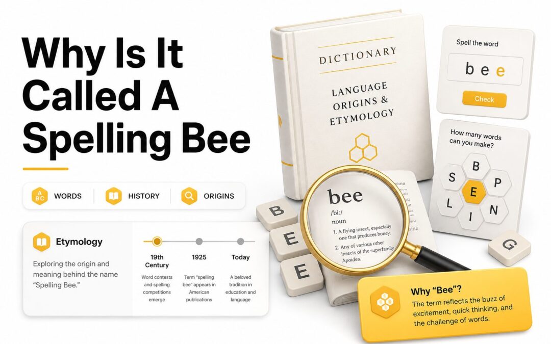 Why Is It Called a Spelling Bee? Meaning and Origin